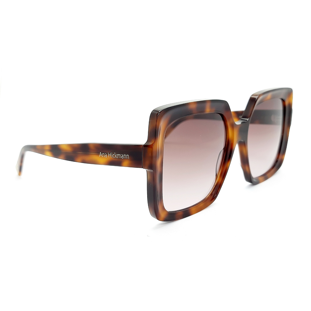 Ana Hickmann Elisa I AH90049 G21 Marrom Mesclado Brilho Marrom Degradê - So l - 56 mm