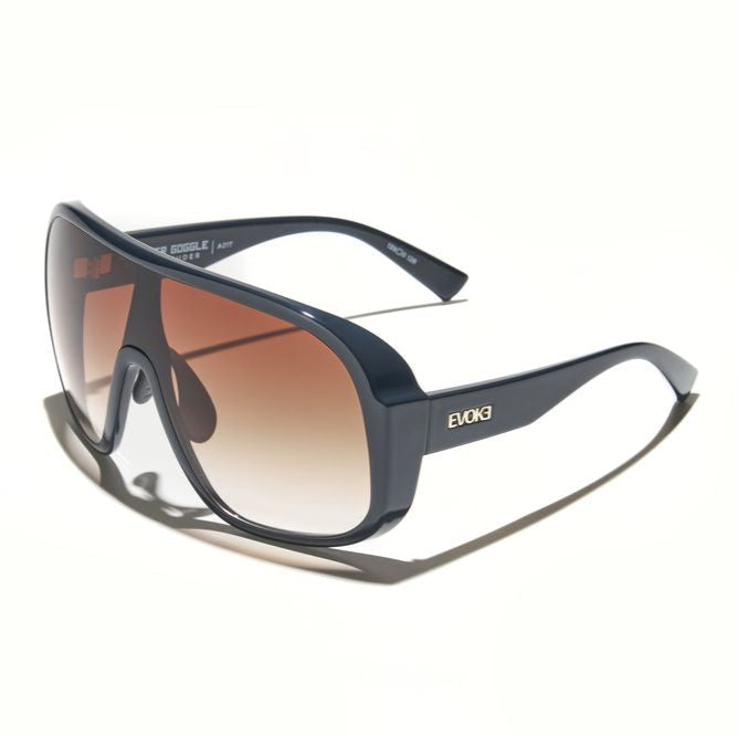 Evoke Amplifier Goggle High-end A01T Midnight Shine Gun Brown Gradient - Lente 139 MM - Sol