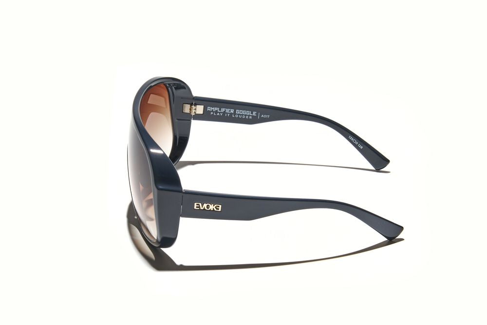 Evoke Amplifier Goggle High-end A01T Midnight Shine Gun Brown Gradient - Lente 139 MM - Sol