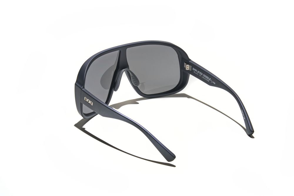 Evoke Amplifier Goggle High-end A12S Midnight Matte Gun Lilac Flash - Lente 139 MM - Sol