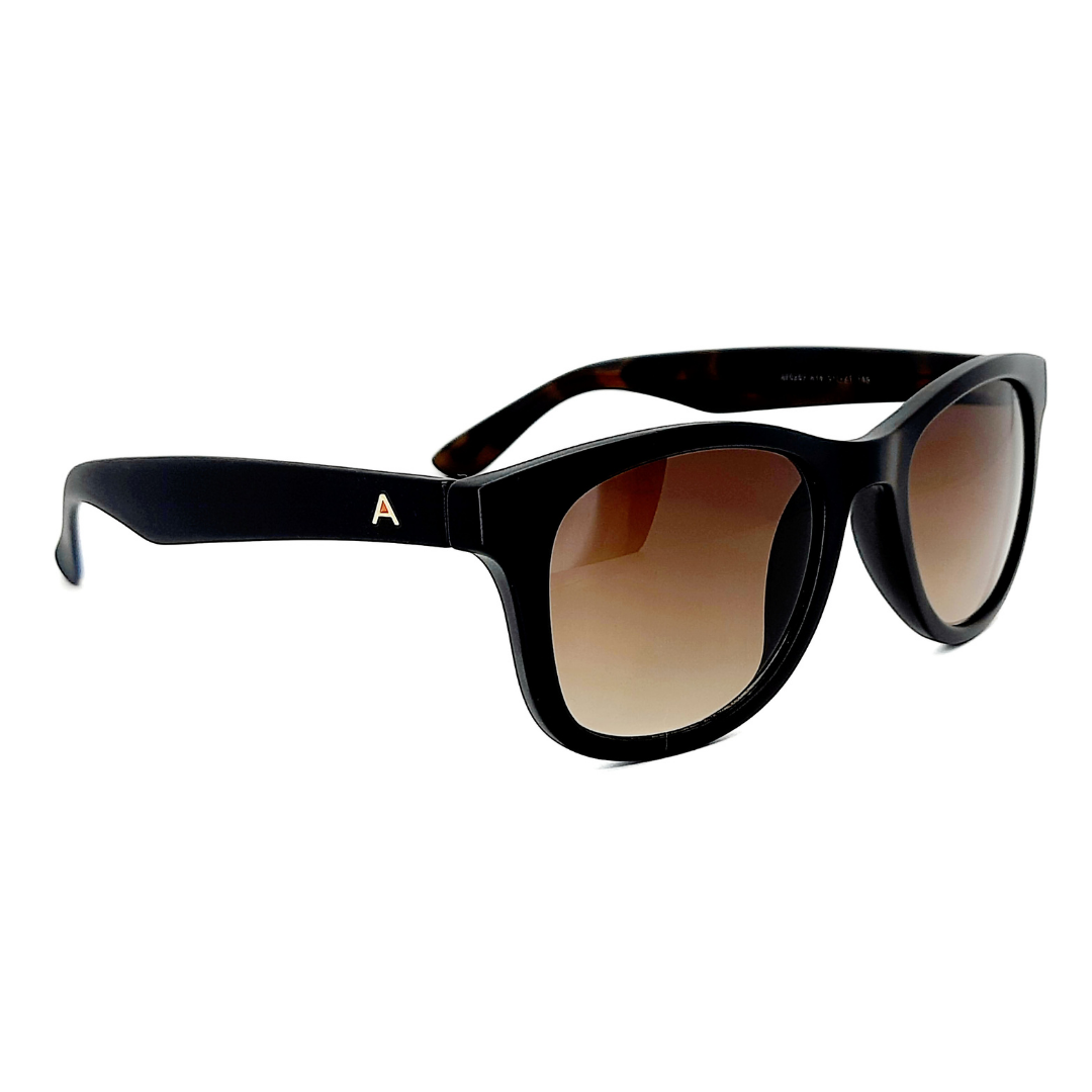 Atitude AT5257 A14 Preto Fosco e Marrom Mesclado Marrom Degradê - Sol - 51 mm
