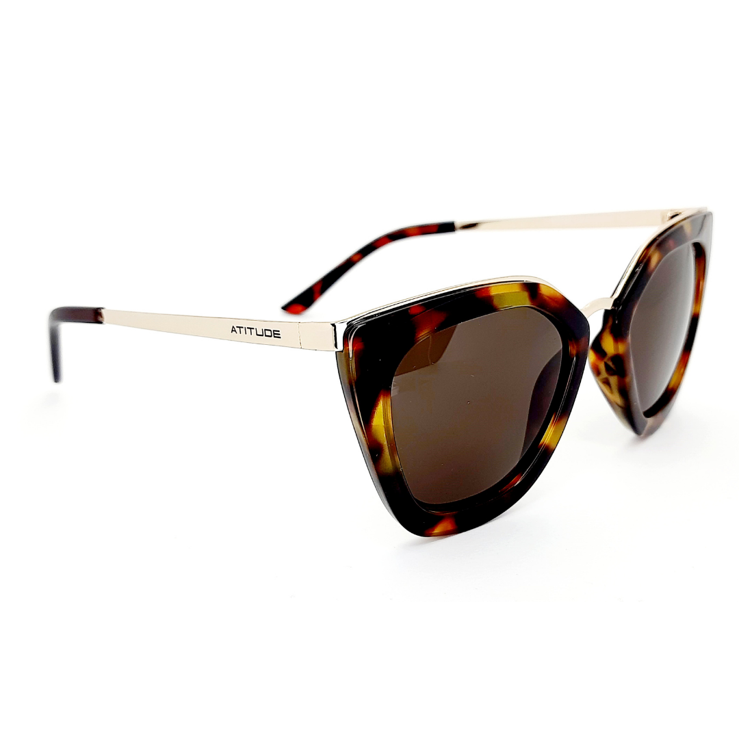 Atitude AT5340 G22A Marrom Mesclado Marrom - Sol - 52 mm