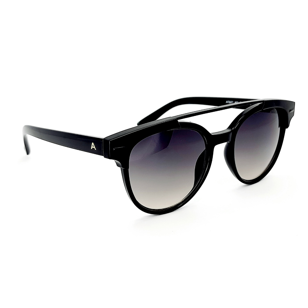 Atitude AT5371 A02 Preto Brilho Preto Degradê - Sol - 52 mm