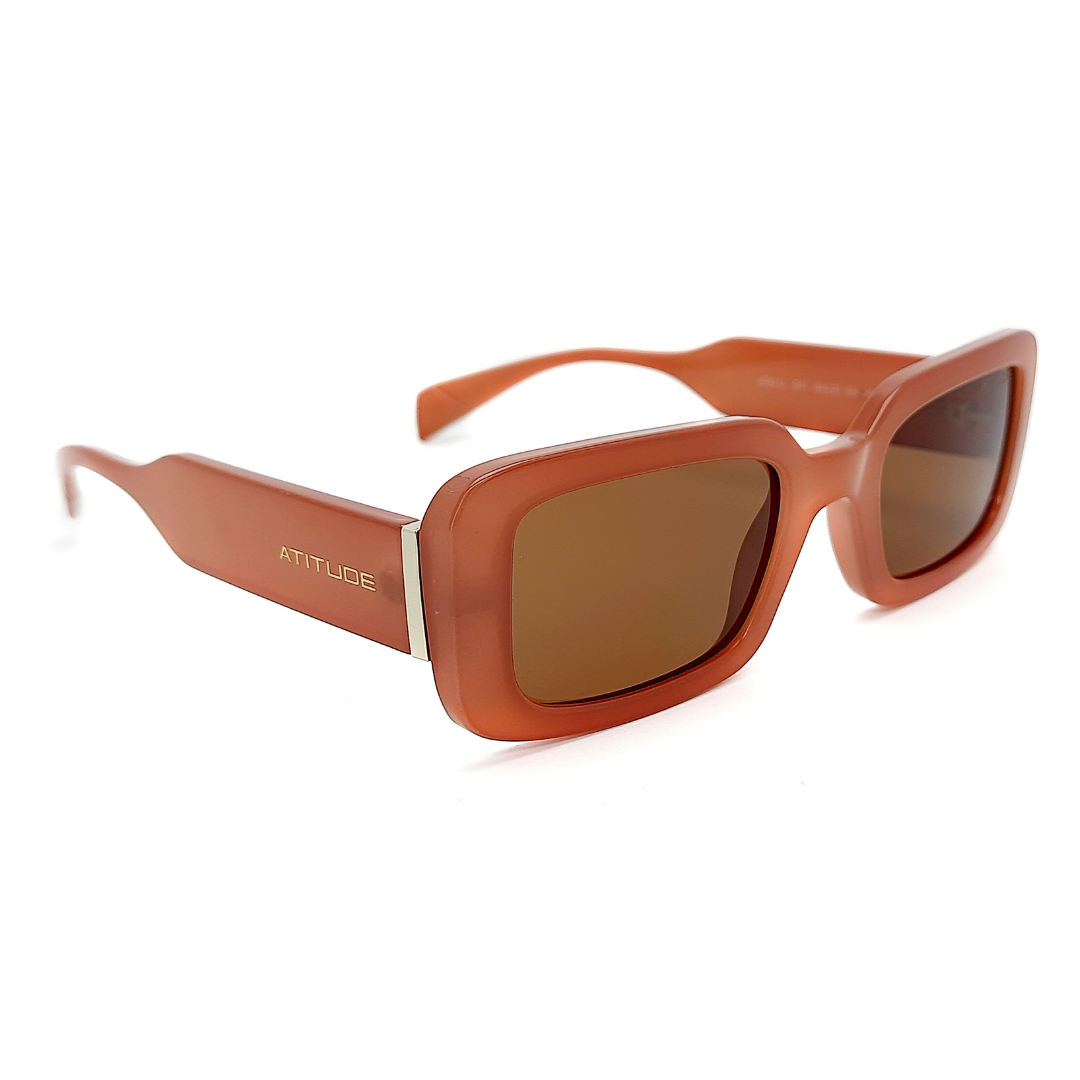 Atitude AT8212 G01 Marrom Translúcido Brilho Marrom - Sol - 52 mm