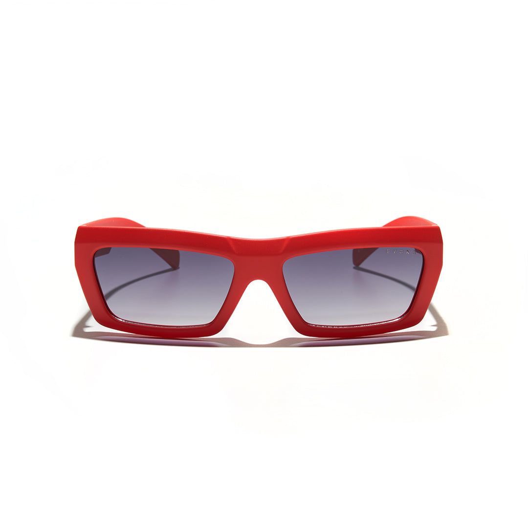 Evoke Outlaw High-end C11T Watermelon Red Matte Silver Gray Gradient - Lente 56 MM - Sol