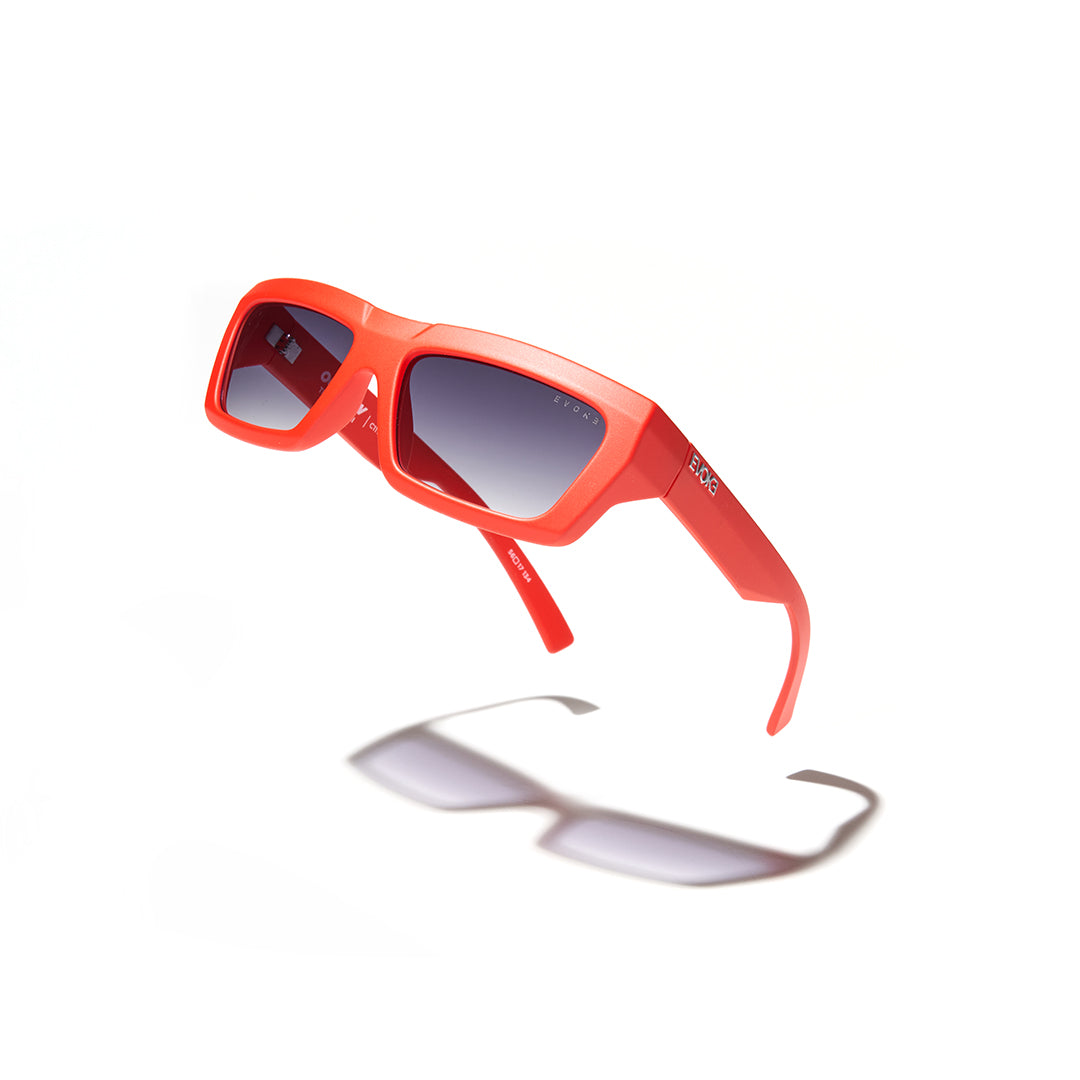 Evoke Outlaw High-end C11T Watermelon Red Matte Silver Gray Gradient - Lente 56 MM - Sol