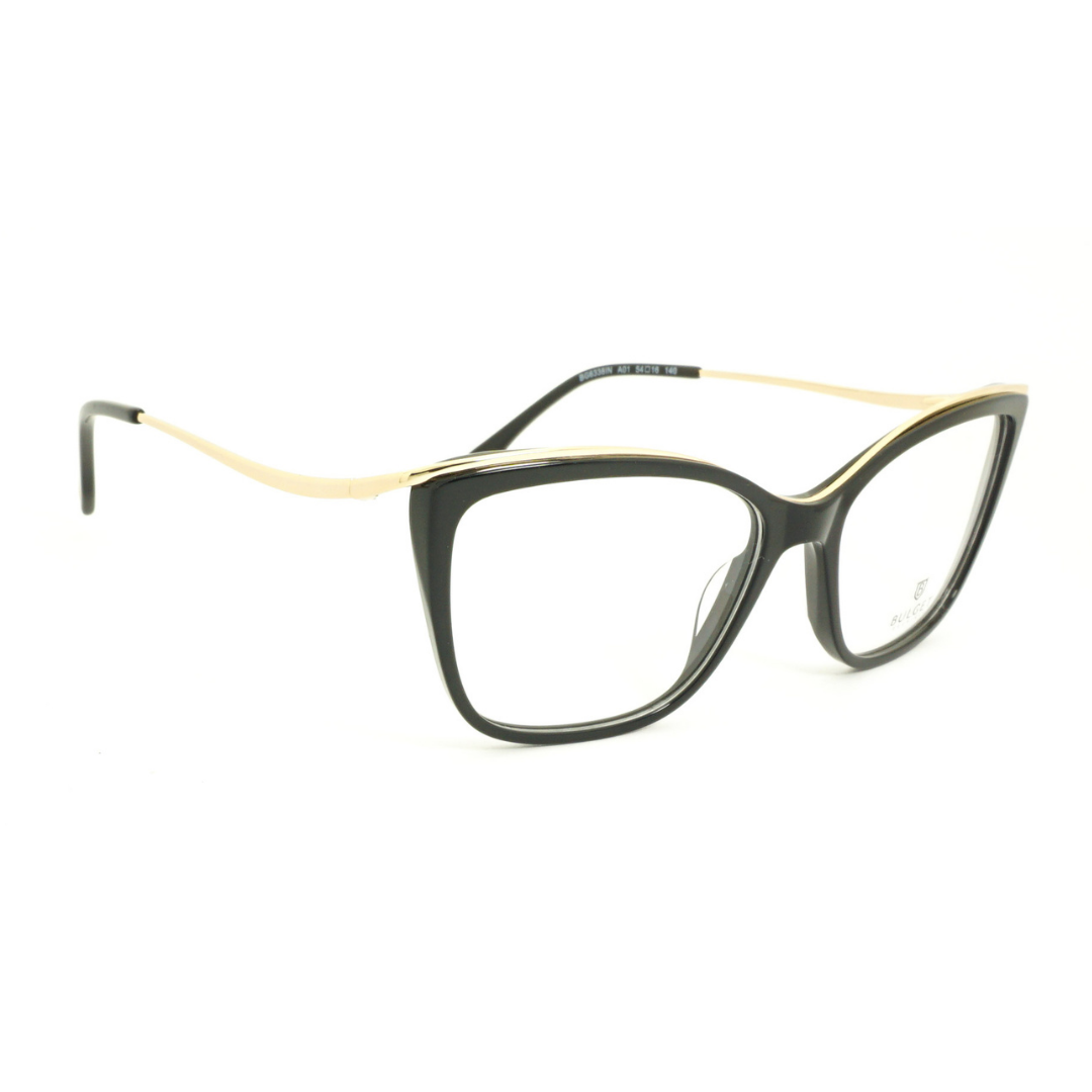 Bulget BG6338IN A01 Preto Brilho e Dourado - Grau - 54 mm