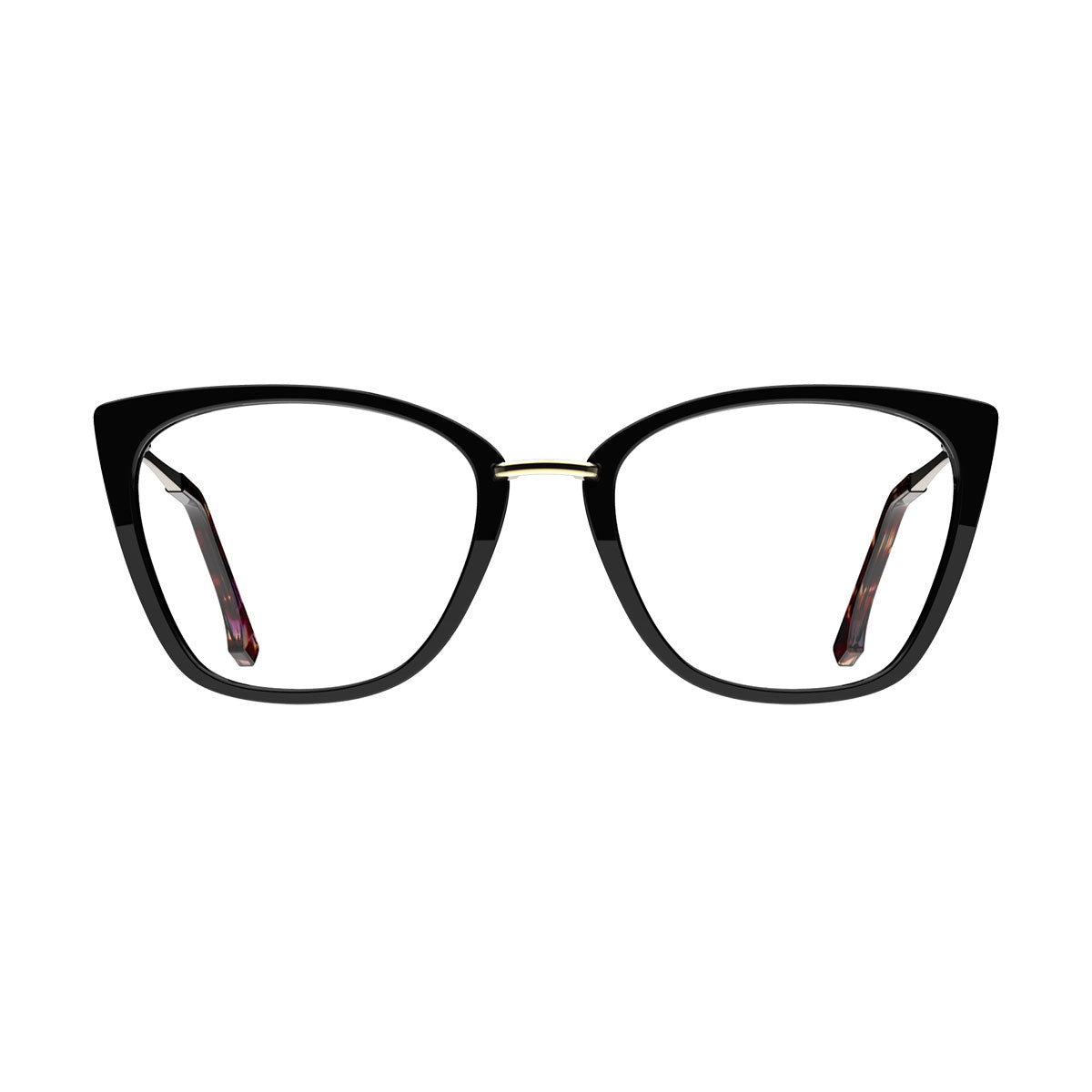 Colcci Aretha Y Teen Preto Brilho e Dourado - Solar - TAM 52 mm