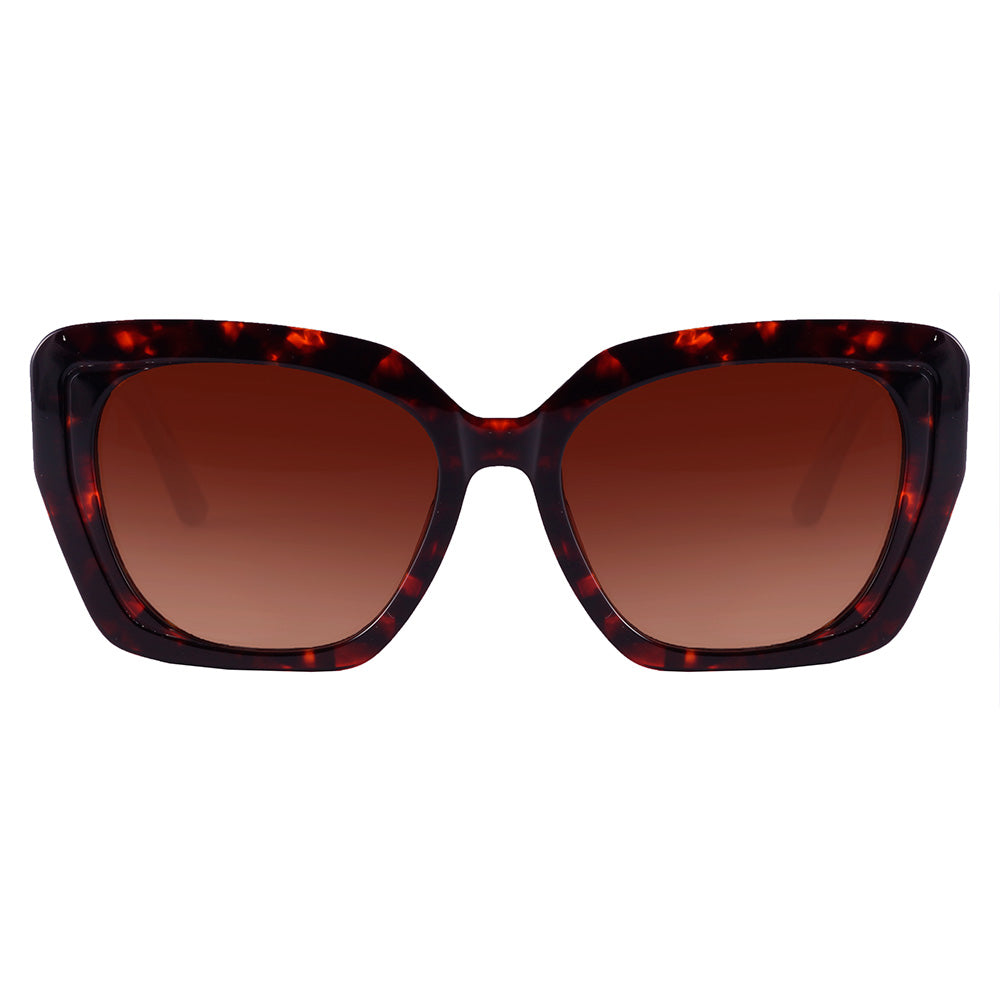 Colcci Neli Retrô Marrom Mesclado Brilho/ Marrom Degradê - Solar - TAM 52 mm