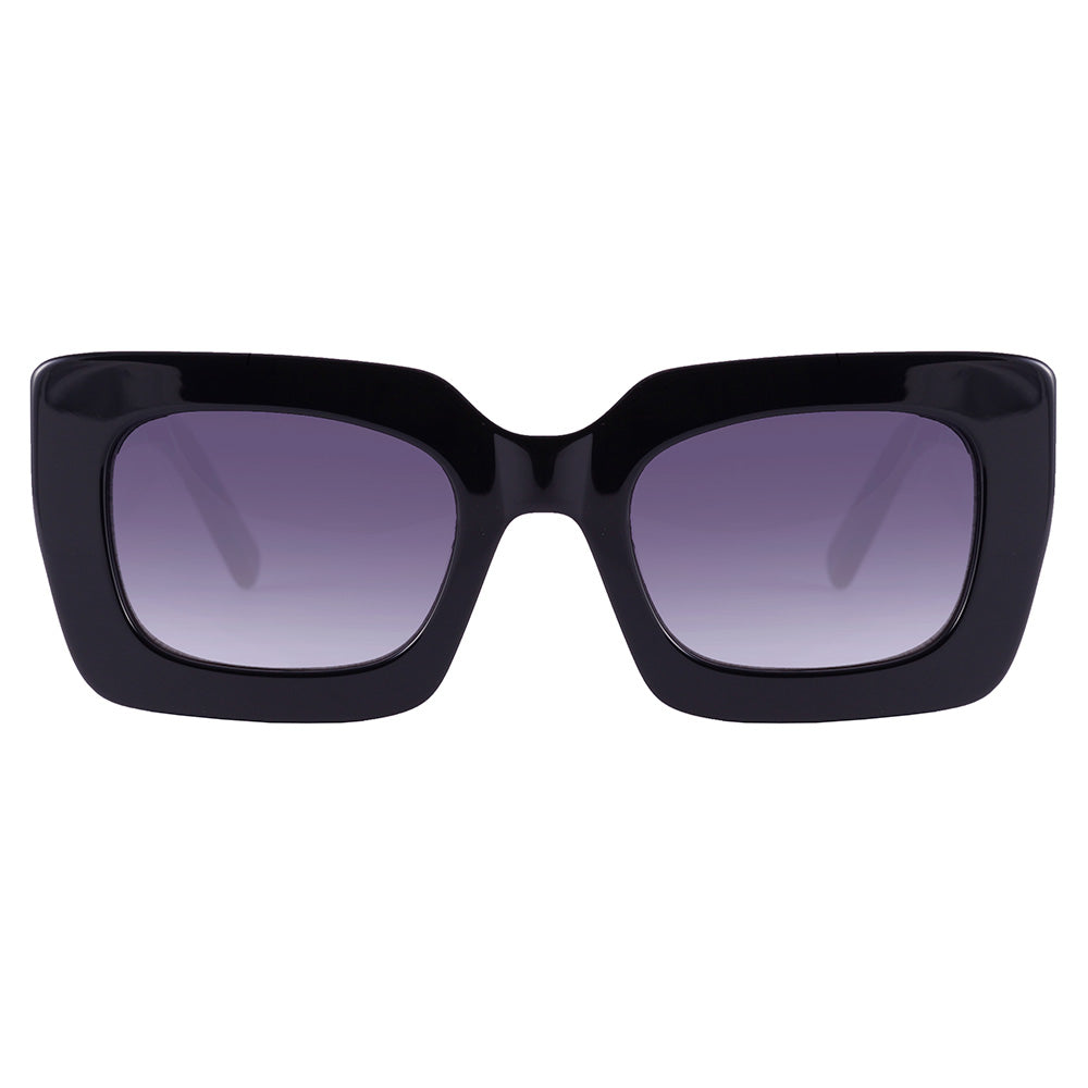 Colcci Brenda Retrô Preto Brilho/ Preto Degradê - Solar - TAM 49 mm