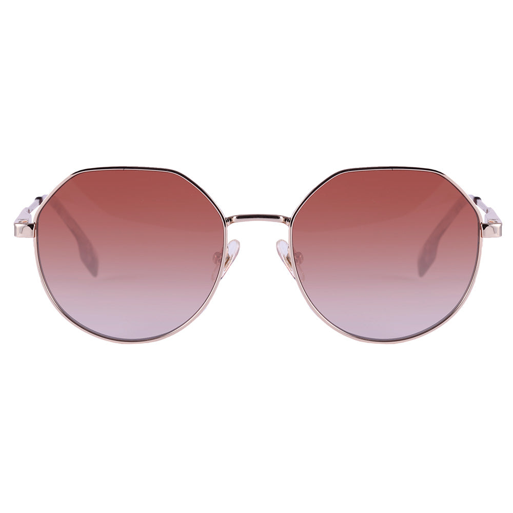 Colcci C0232 Geométrico Dourado e Marrom Mesclado Brilho/ Marrom Degradê - Solar - TAM 55 mm