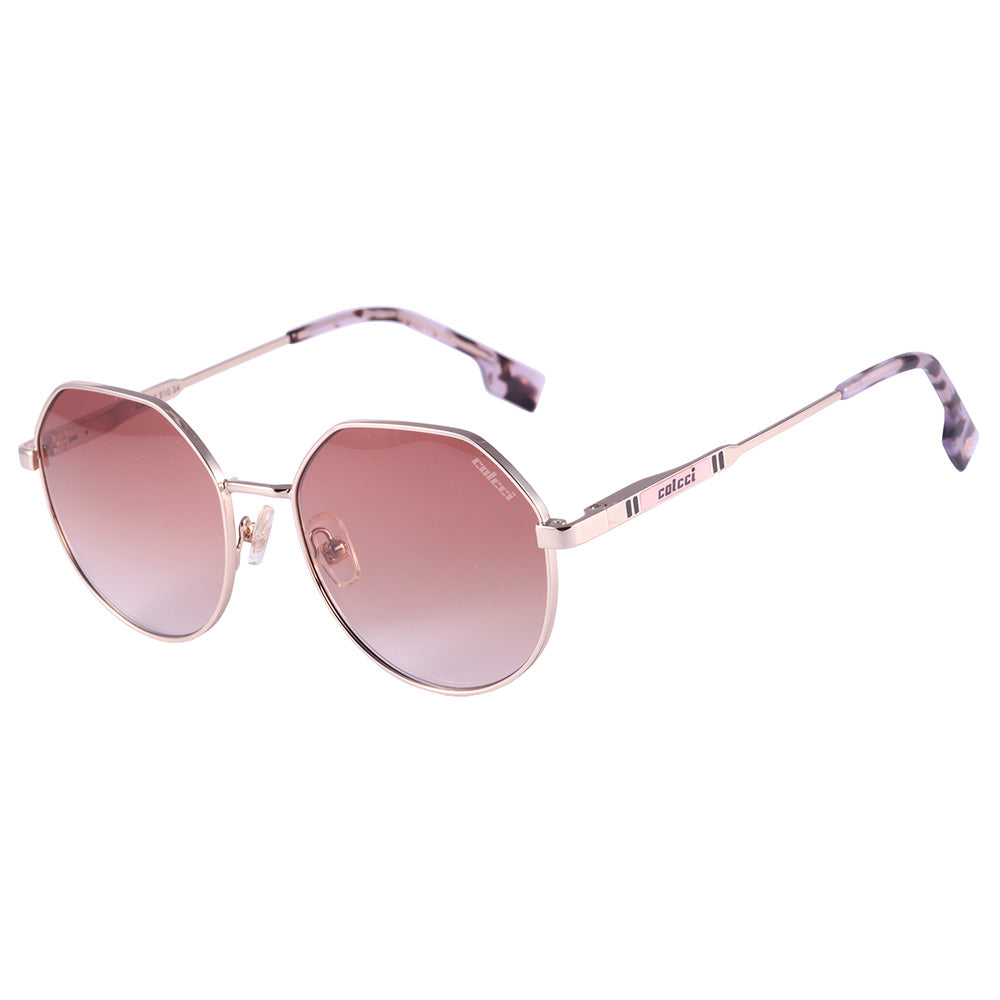 Colcci C0232 Geométrico Dourado e Marrom Mesclado Brilho/ Marrom Degradê - Solar - TAM 55 mm