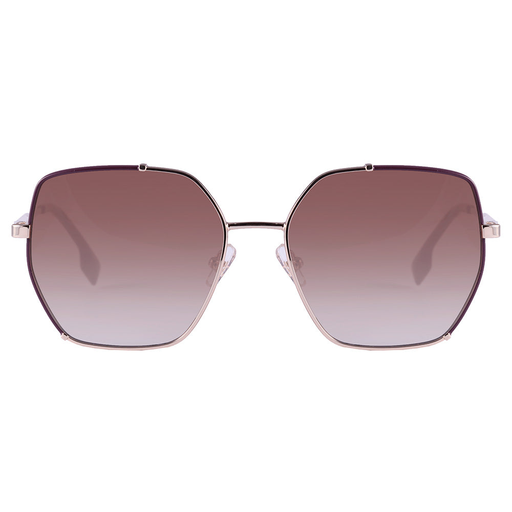 Colcci C0229 Retrô Dourado Brilho/ Marrom Degradê - Solar - TAM 59 mm