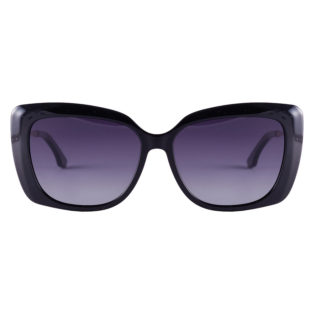 Colcci Bandy 5 Clip On Retrô Marrom Degradê/ Preto Brilho - Grau - TAM 55 mm