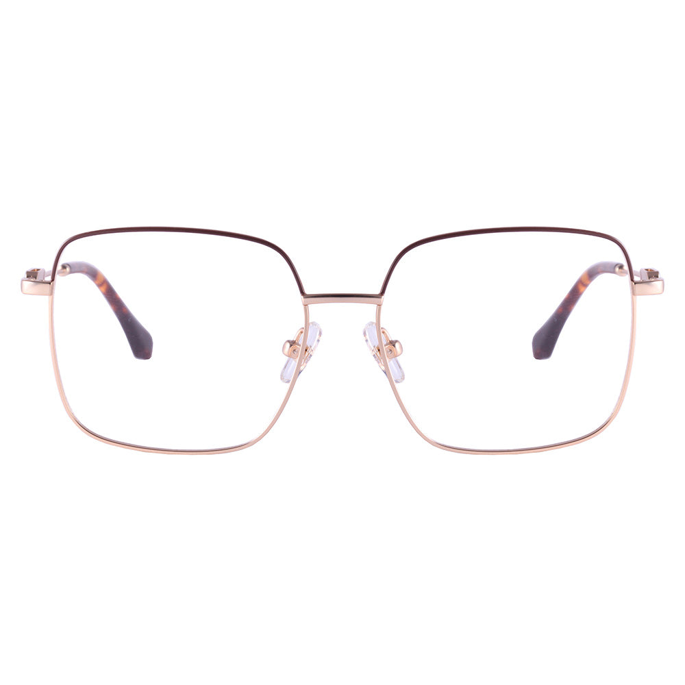 Colcci C6217 Quadrado Dourado Fosco/ Marrom - Grau - TAM 54 mm