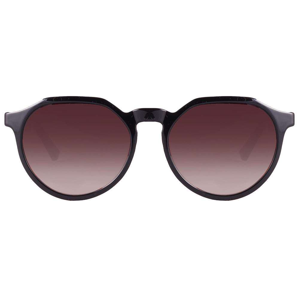 Colcci Bandy 6 Clip On Marrom Mesclado e Preto Brilho/ Marrom Degradê - Lente 5,3 cm - Grau