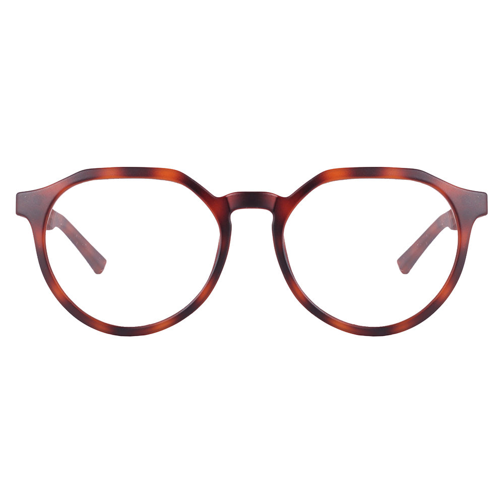 Colcci Bandy 6 Clip On Marrom Mesclado Fosco/ Verde G15 - Lente 5,3 cm - Grau
