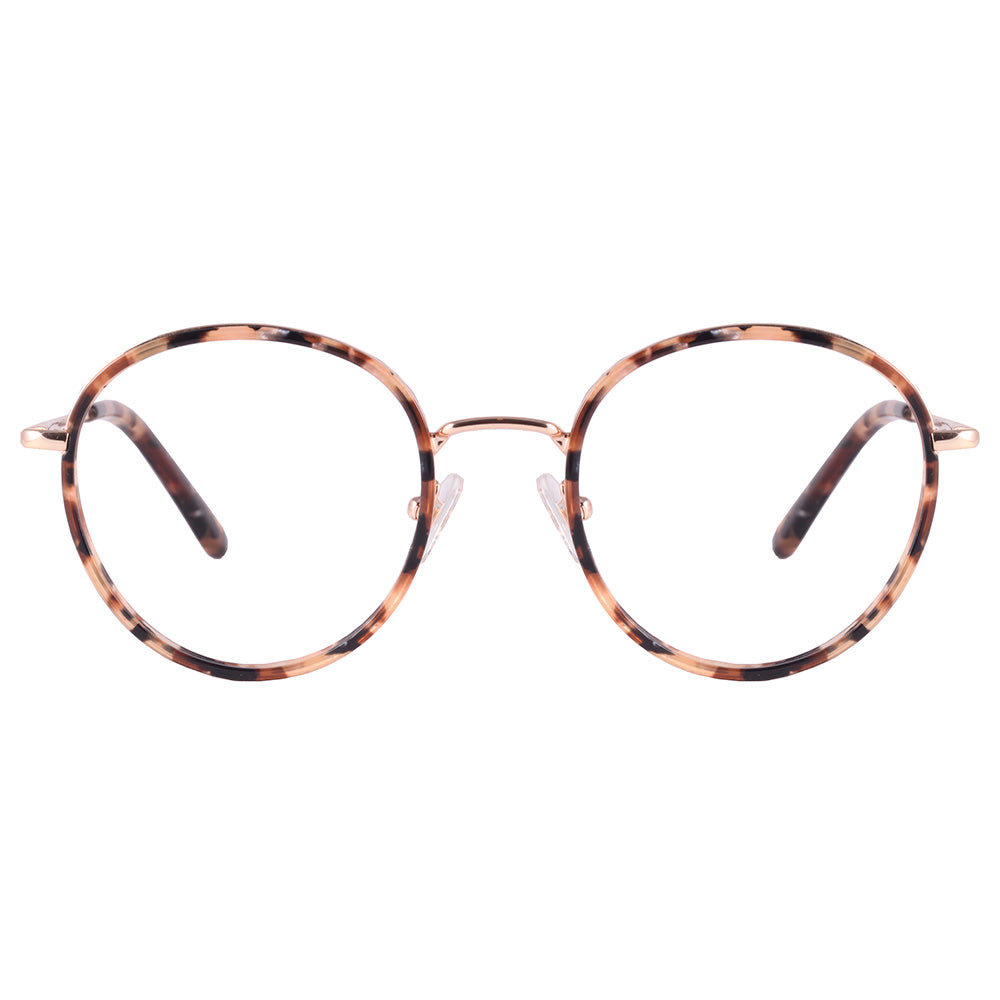 Colcci C6202 Marrom Mesclado e Dourado Brilho - Lente 5,1 cm - Grau