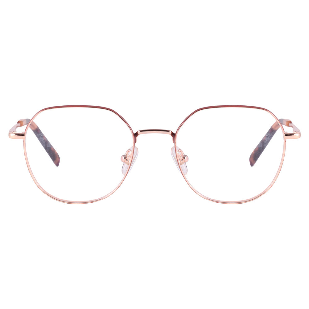 Colcci C6201 Dourado Brilho e Marrom Fosco - Lente 5,0 cm - Grau