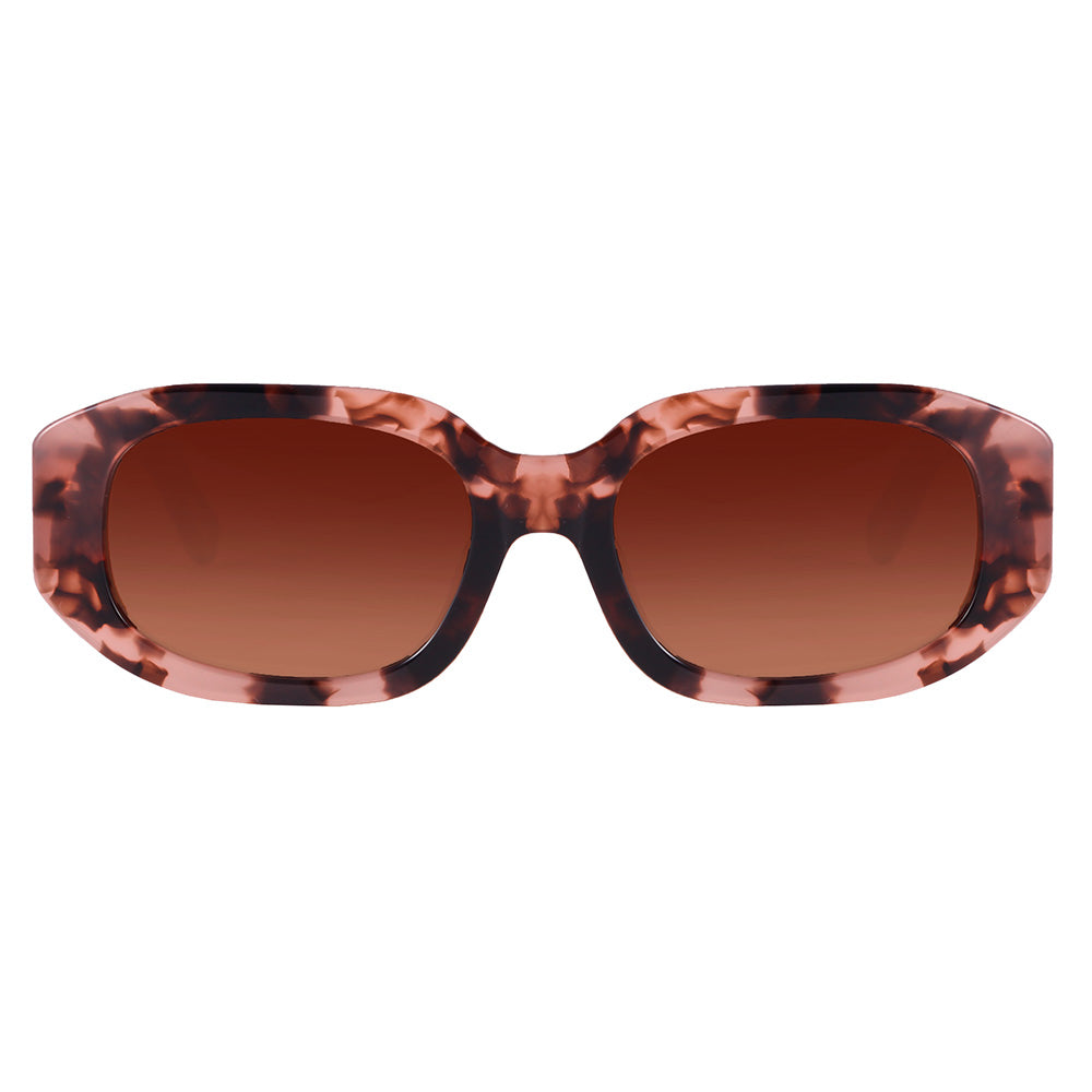 Colcci Suri Marrom e Rosa Mesclado Brilho/ Marrom Degradê - Lente 5,0 cm  - Sol
