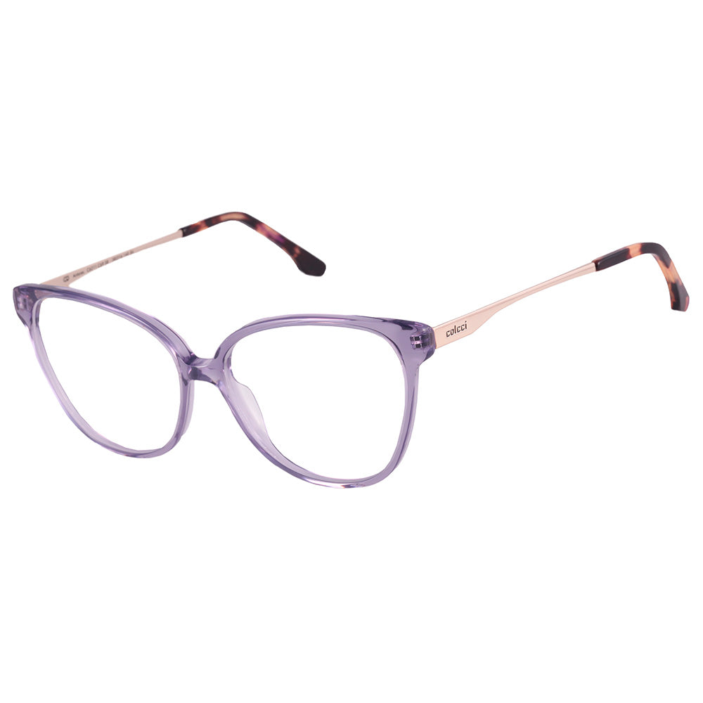 Colcci Antares Roxo Translúcido Brilho - Lente 5,8 CM - Grau