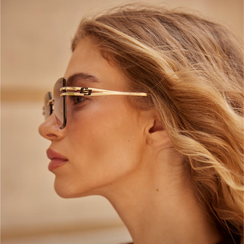 Colcci C0278 Dourado Brilho Preto Degradê - Sol - 60 mm