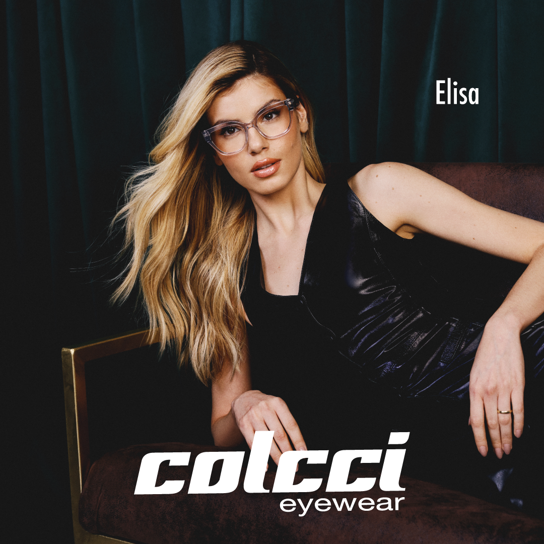 Colcci Elisa Retrô Oliva Translúcido/ Mesclado Rosa - Grau - TAM 54 mm