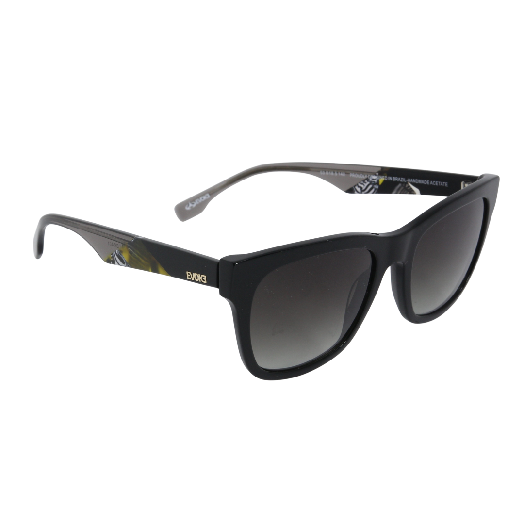 Òculos de Sol Evoke EVK 31 BRA01 Preto Brilho Preto Degradê - Sol - 53 mm