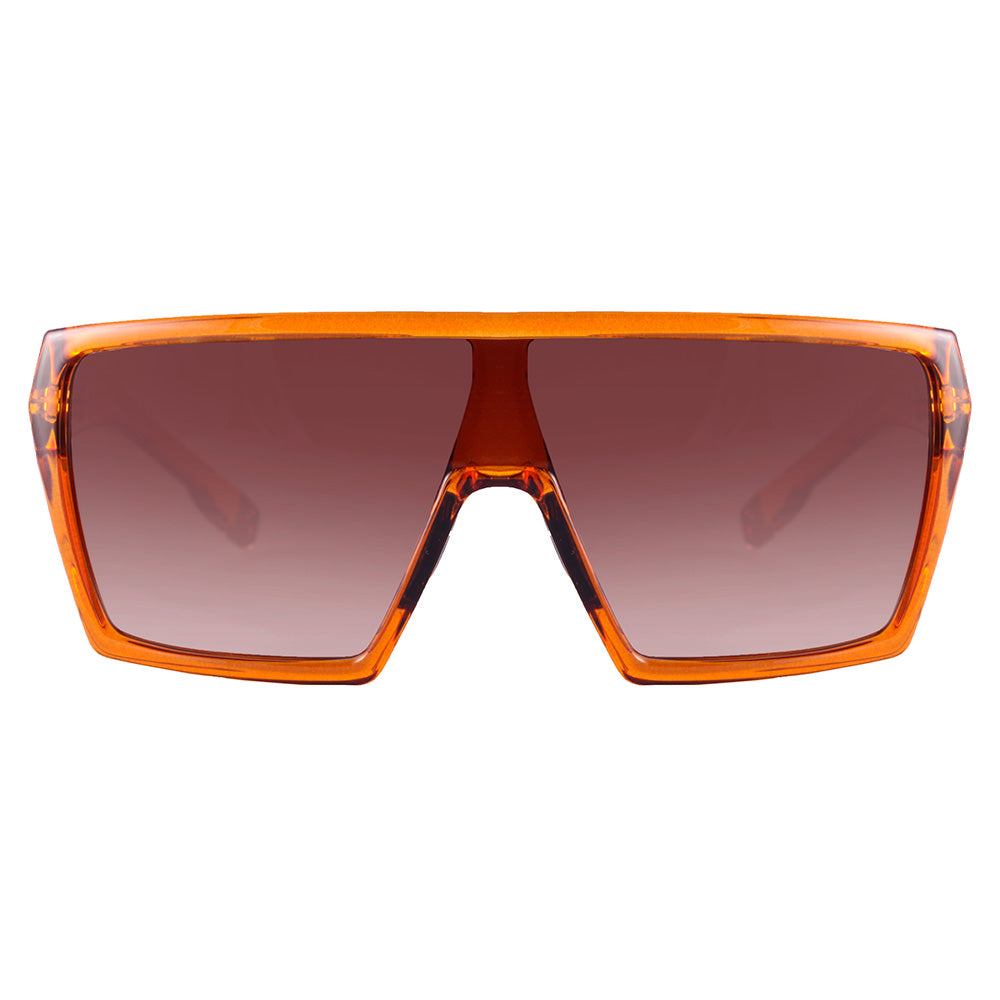 Evoke Bionic Alfa G02 Quadrado Crystal Brown/ Brown Gradient - Solar - TAM 135 mm
