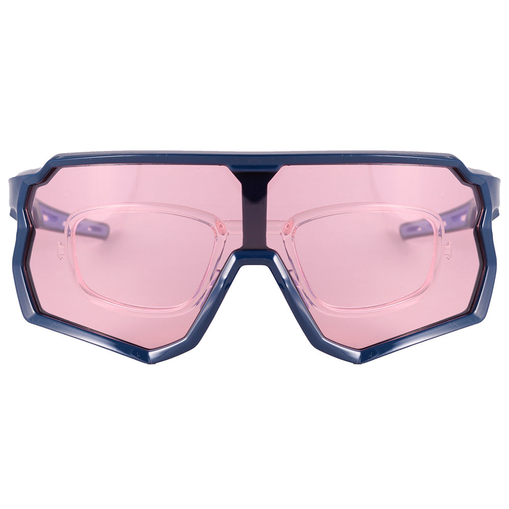 Evoke EVK 39 D01P Azul Brilho/ Amber Polarizada - Lente 16 cm - Sol