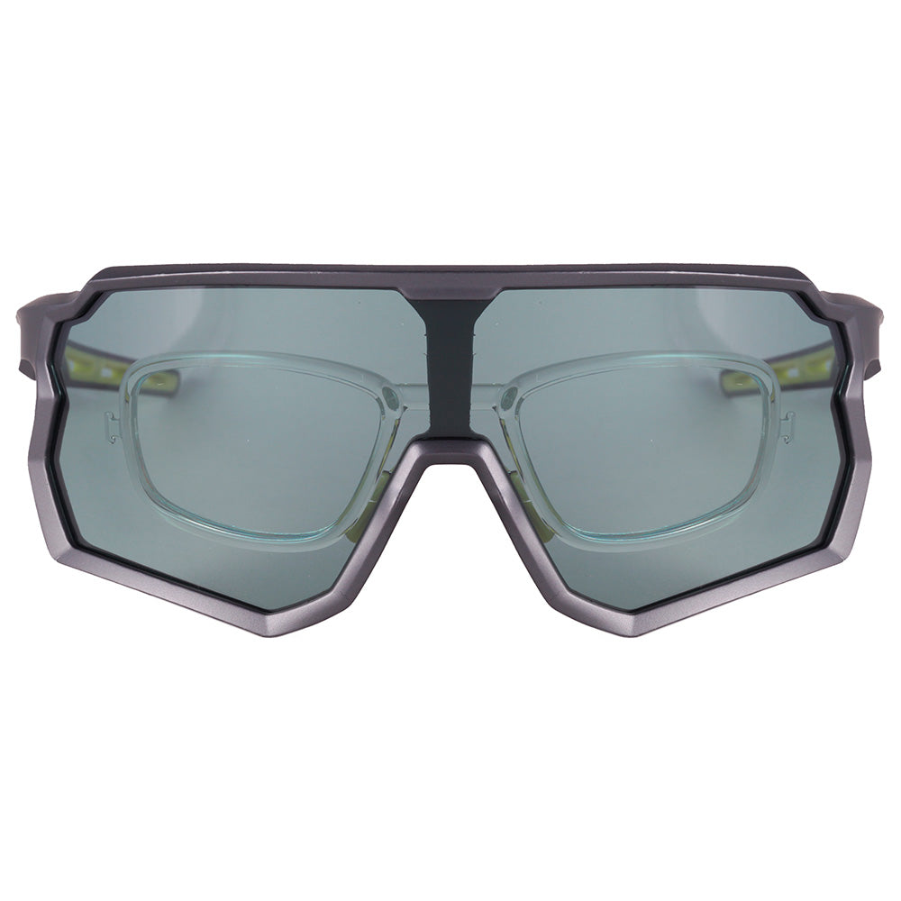 Evoke EVK 39 H11P Cinza Fosco/ Verde Polarizado - Lente 16 cm - Sol