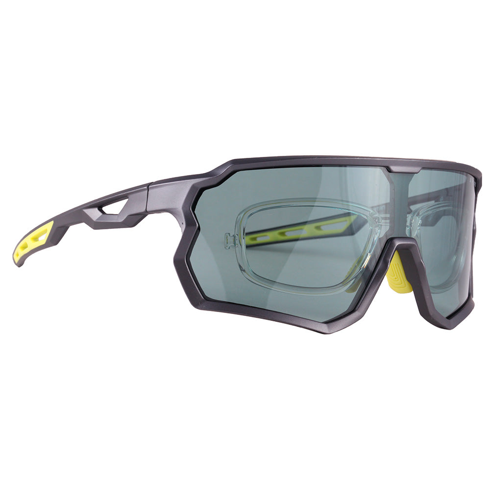 Evoke EVK 39 H11P Cinza Fosco/ Verde Polarizado - Lente 16 cm - Sol