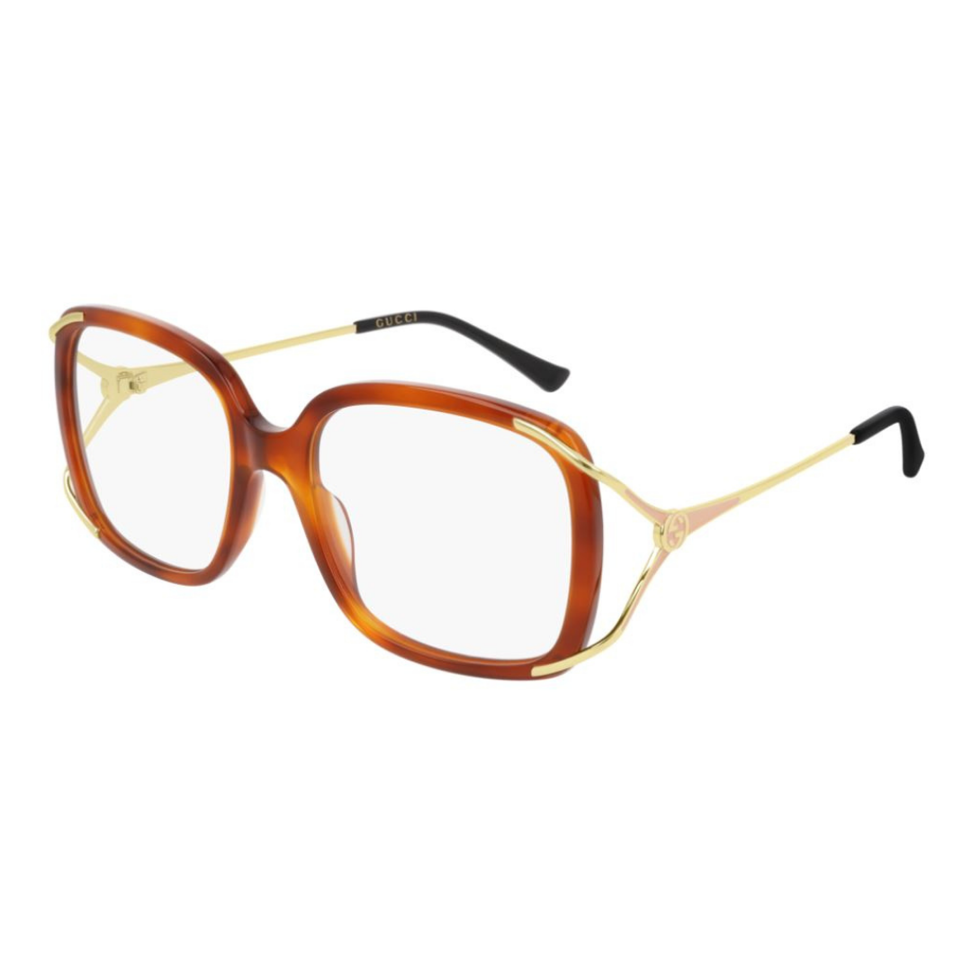 Gucci GG0648O 003 Marrom Mesclado - Grau - 55 mm