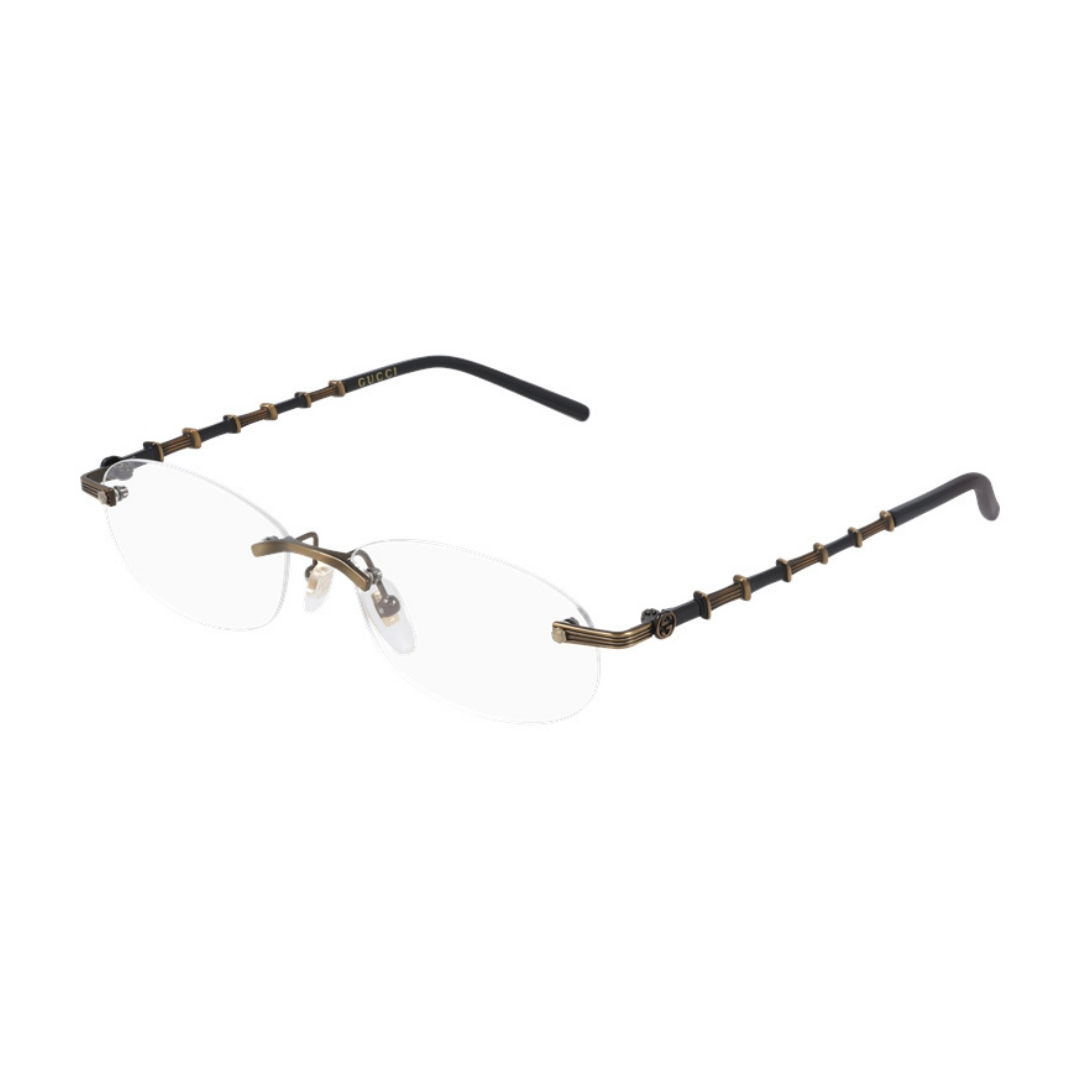 Gucci GG0857OJ 001 Preto - Grau - 52 mm