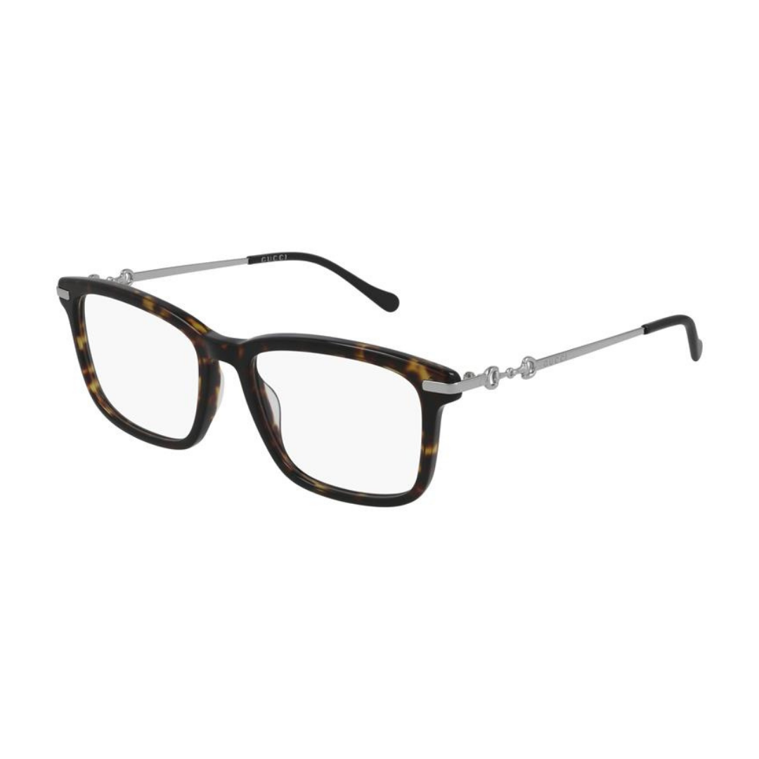 Gucci GG0920O 005 Marrom Mesclado e Prata - Grau - 57 mm