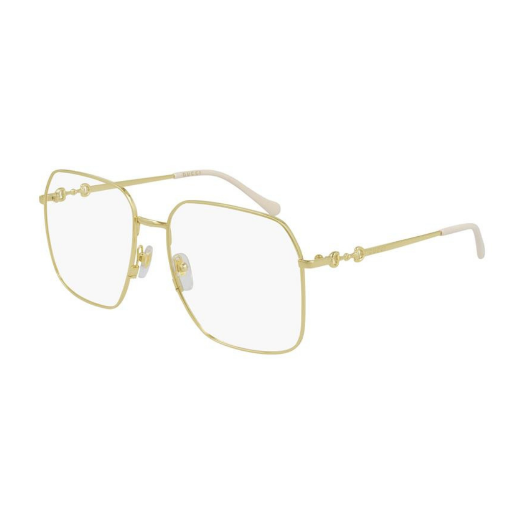 Gucci GG0952O 001 Dourado e Nude - Grau - 57 mm