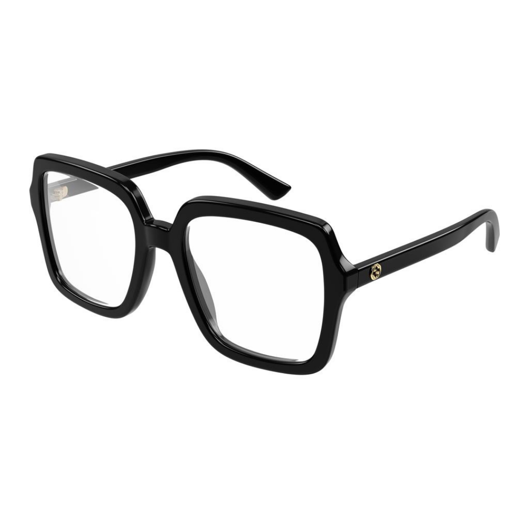 Gucci GG1318O 001 Preto Brilho - Grau - 55 mm
