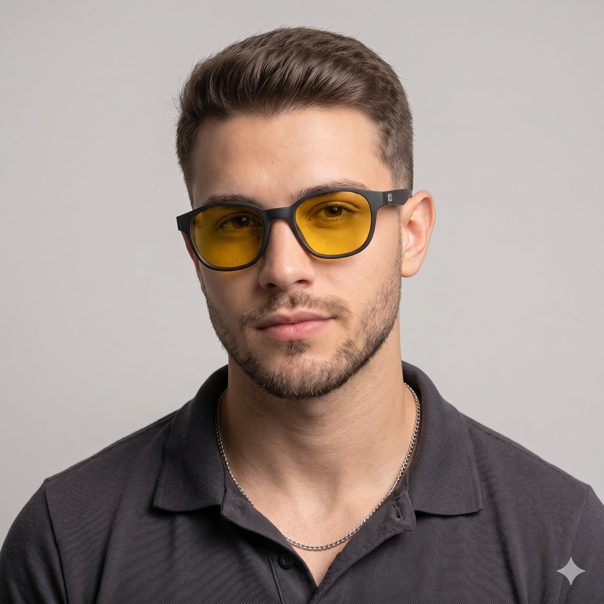 HB Switch 0448 Preto Fosco Preto Polarizado + Night Drive - Grau - 50 mm