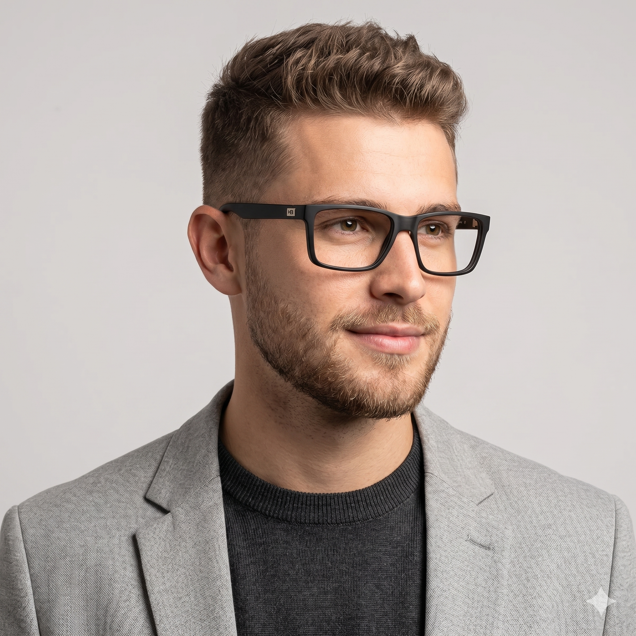 HB Switch Clip on 0339 Preto Carbono Preto + Night Drive - Grau - 53 mm