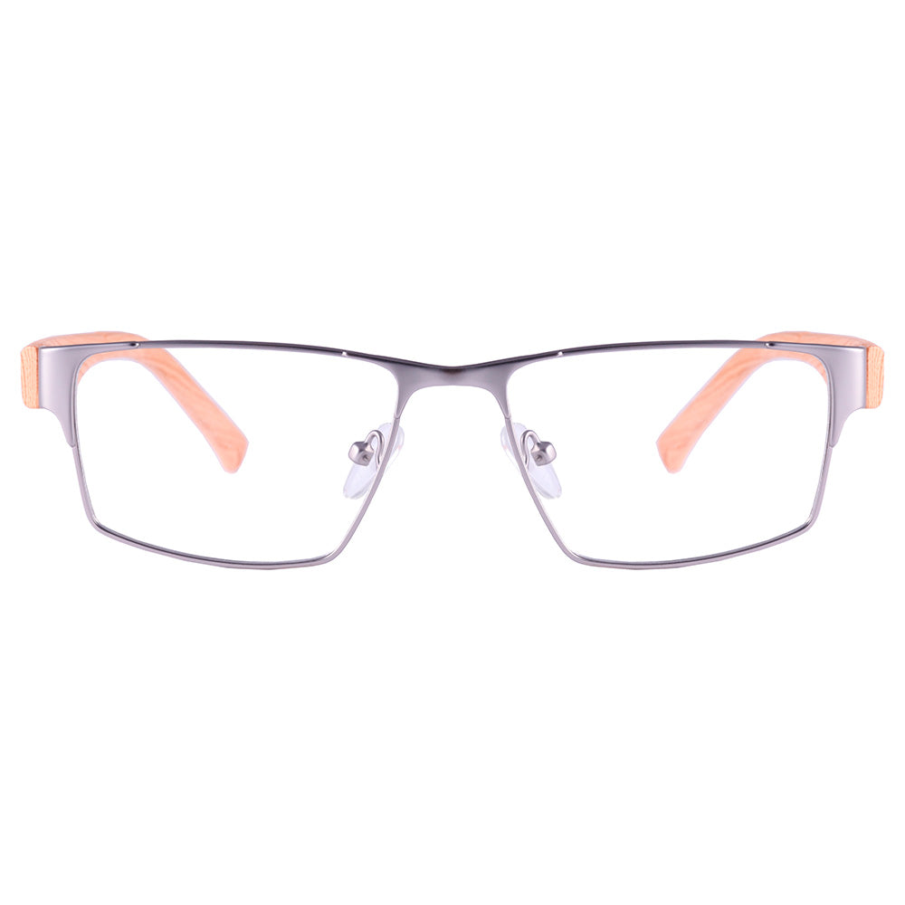 HB Duotech 0462 Retangular Matte Graphite/ Wood - Grau - TAM 53 mm