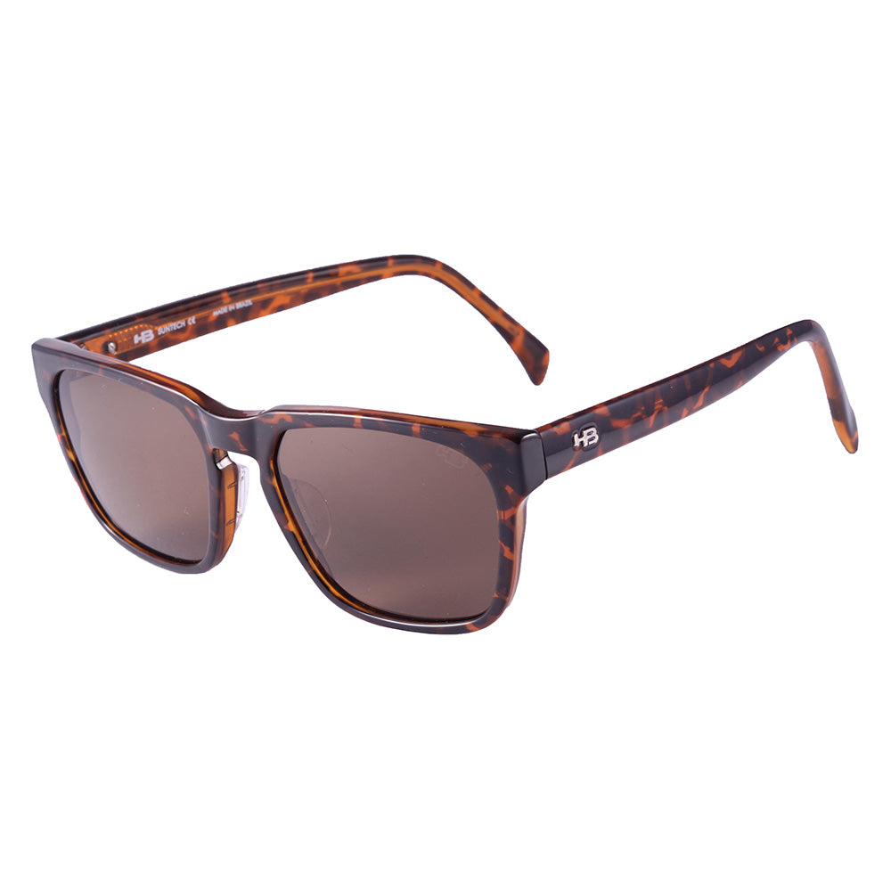 HB Lead Retangular Havana Turtle Brown - Solar - TAM 54 mm
