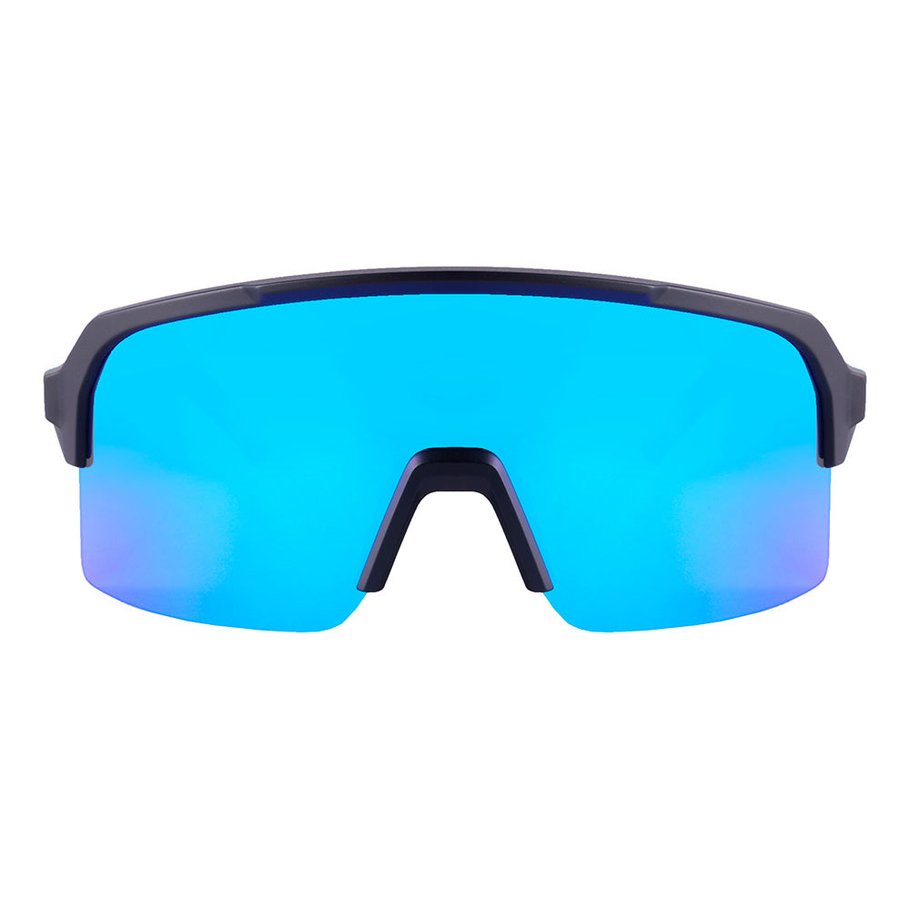 HB Edge Esportivo Matte Black/ Cyan Blue Chrome - Solar - 169 mm