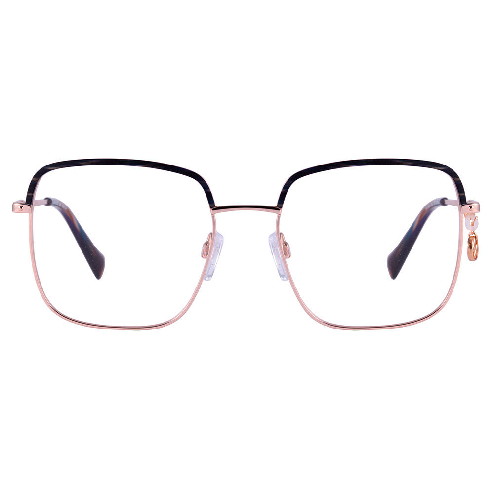 Hickmann HI10044 06A Quadrado Dourado - Grau - TAM 54 mm