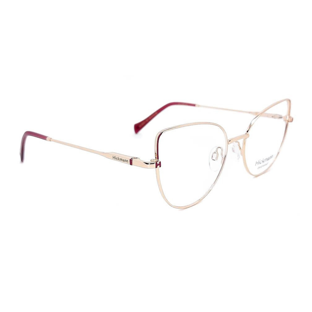 Hickmann Peonia II HI10059 13C - Dourado e Vinho Brilho - Grau - 55 mm