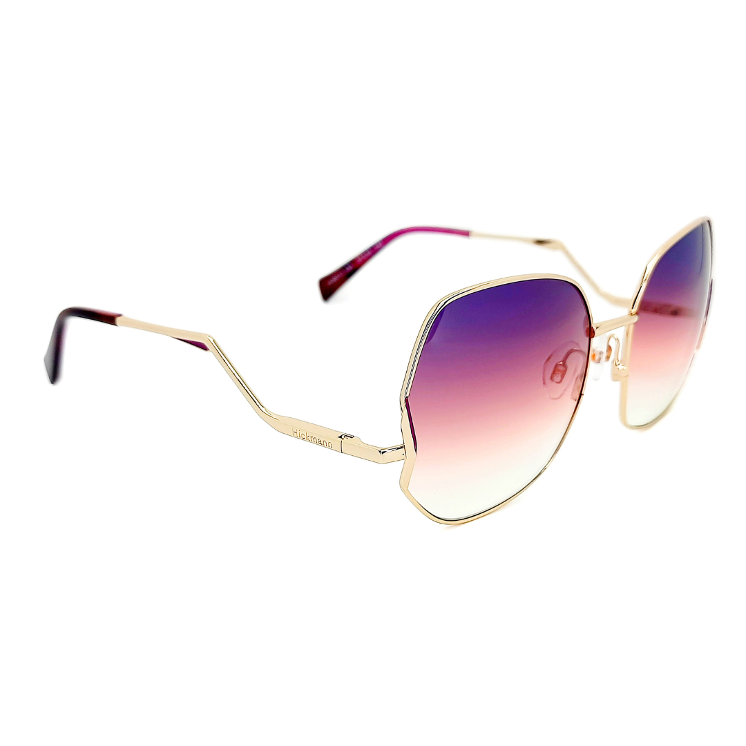 Hickmann HI30012 13A Dourado Brilho Roxo e Rosa Degradê - Sol - 57 mm