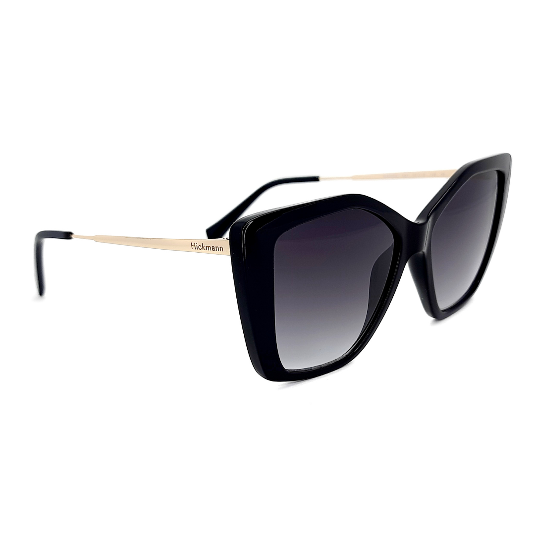 Hickmann Flora 2 HI50002 A01 Dourado e Preto Brilho Preto Degradê - Sol - 54 mm