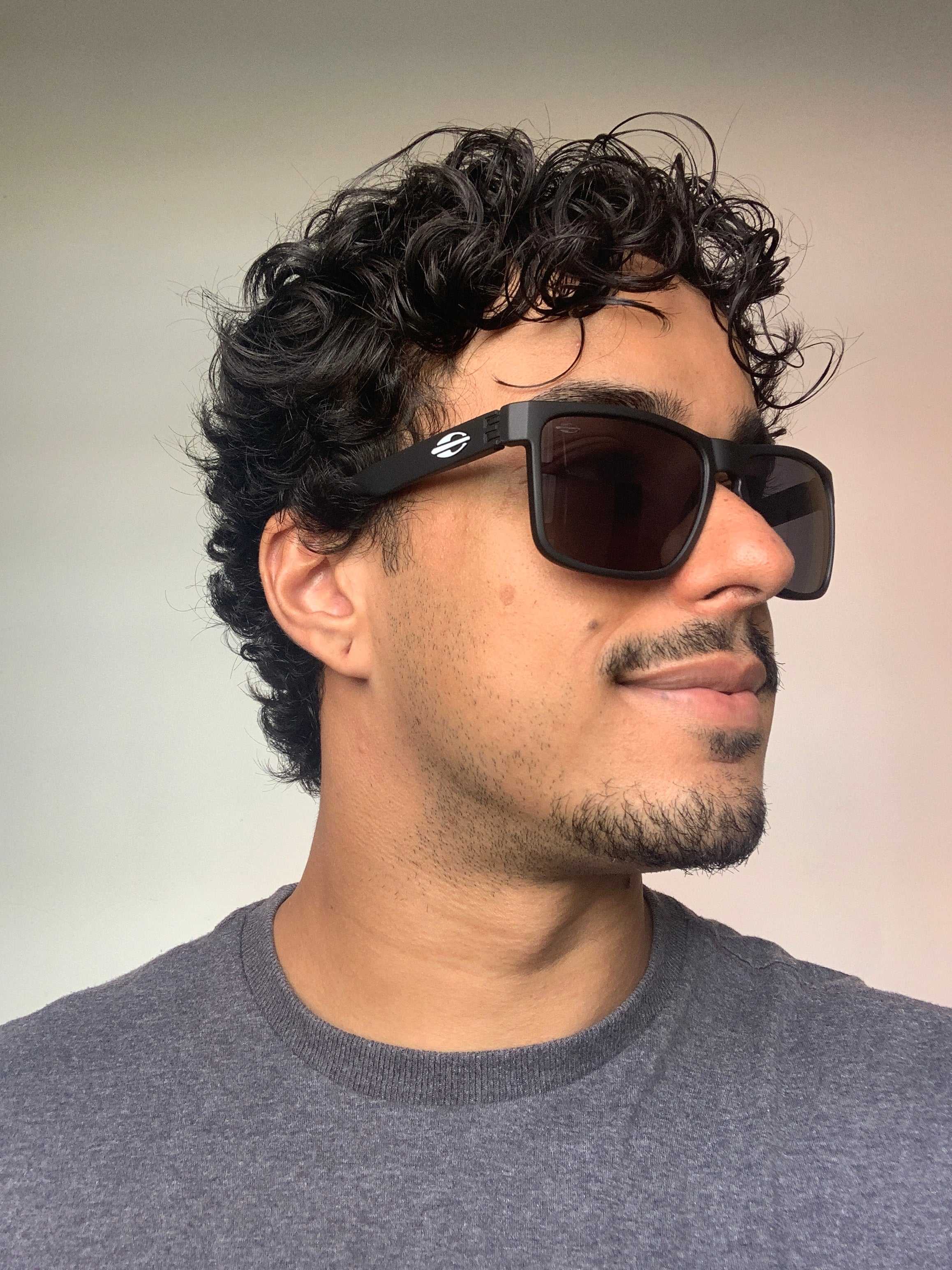 Mormaii Monterey Brasil Retangular Preto Fosco/ Preto - Solar - TAM 56 mm