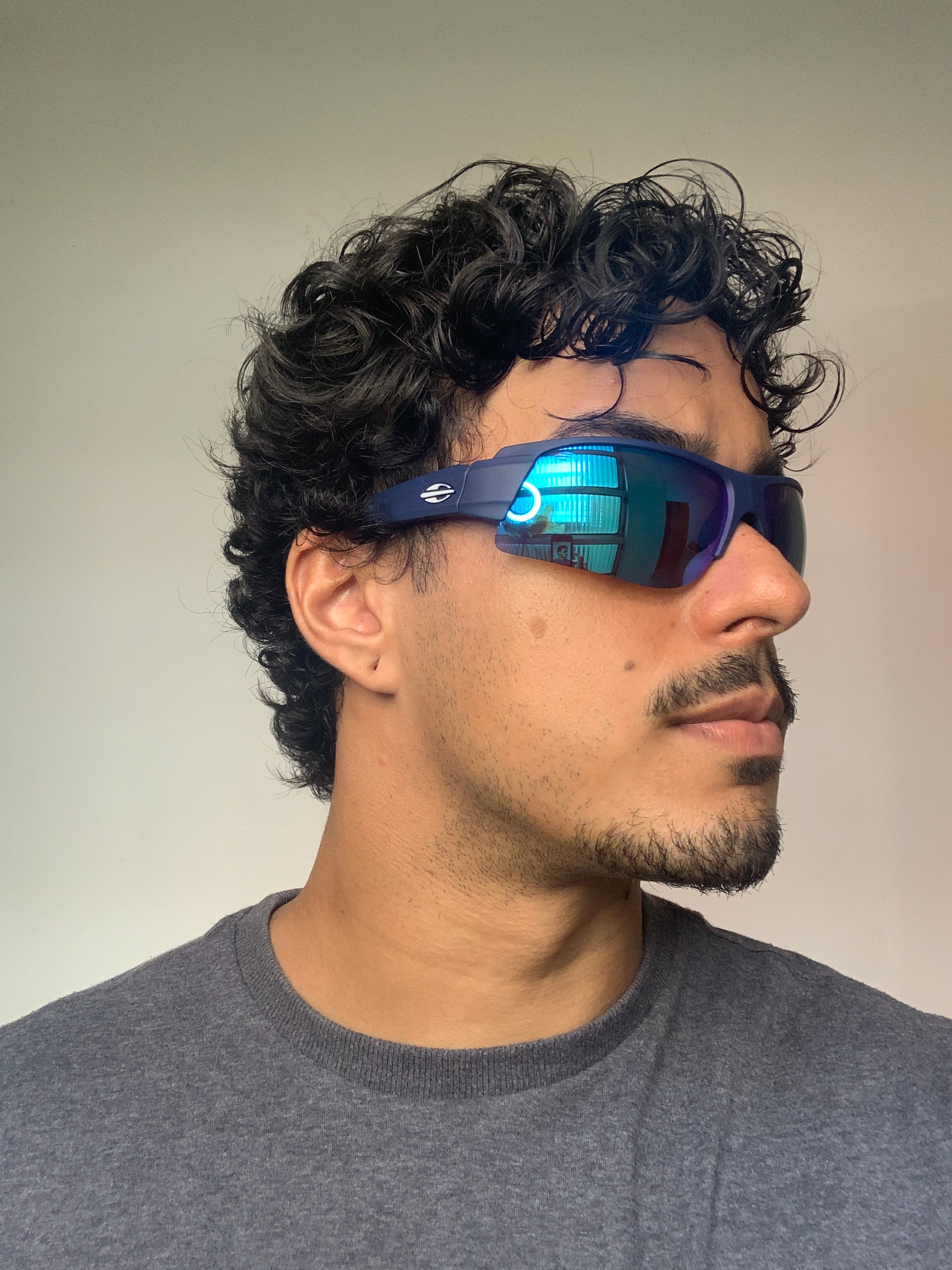 Mormaii Gamboa Air 5 Brasil Esportivo Azul Fosco/ Azul Espelhado - Solar - TAM 68 mm