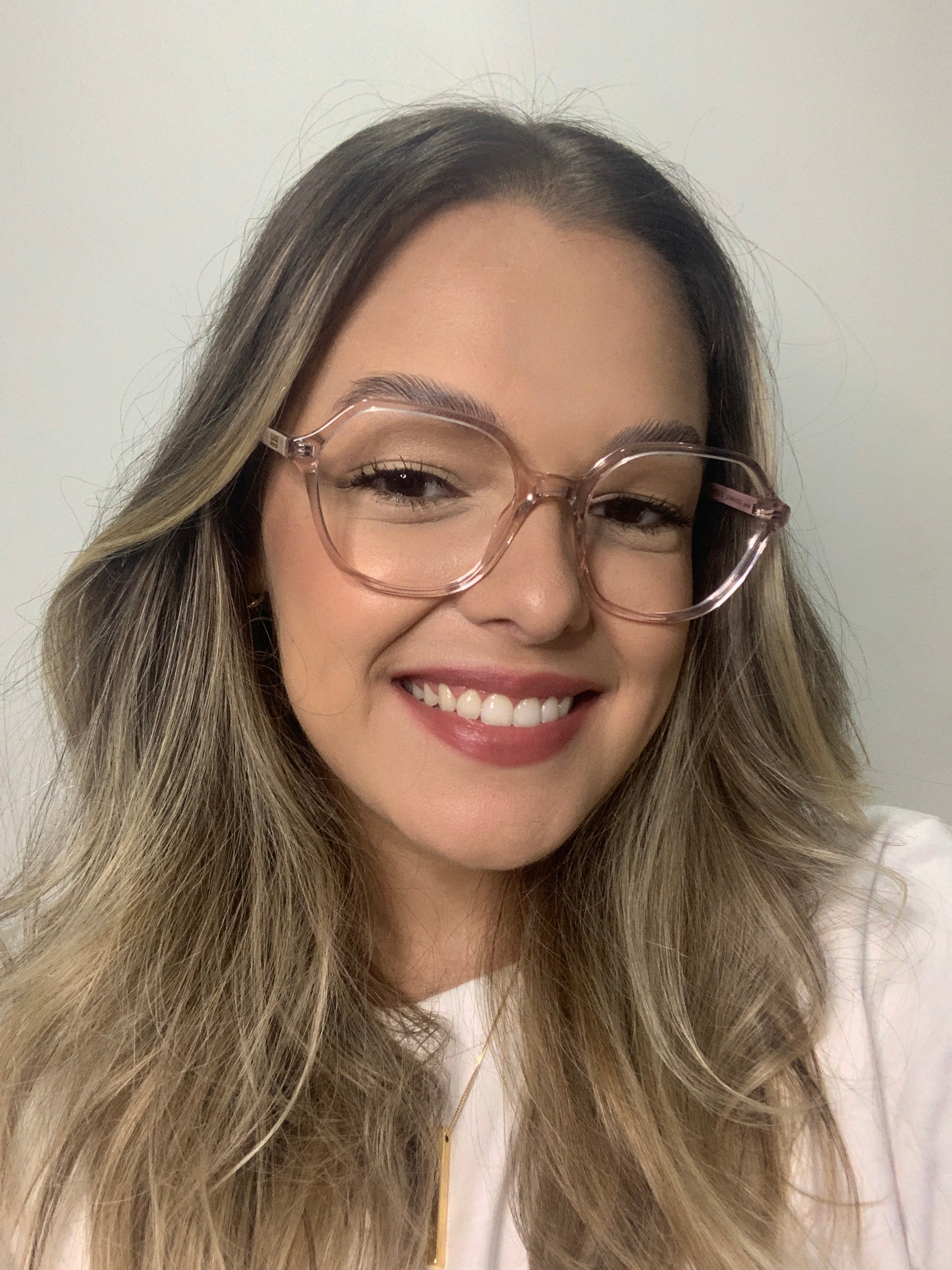 Colcci Alana Retrô Rosa Translúcido - Grau - TAM 55 mm