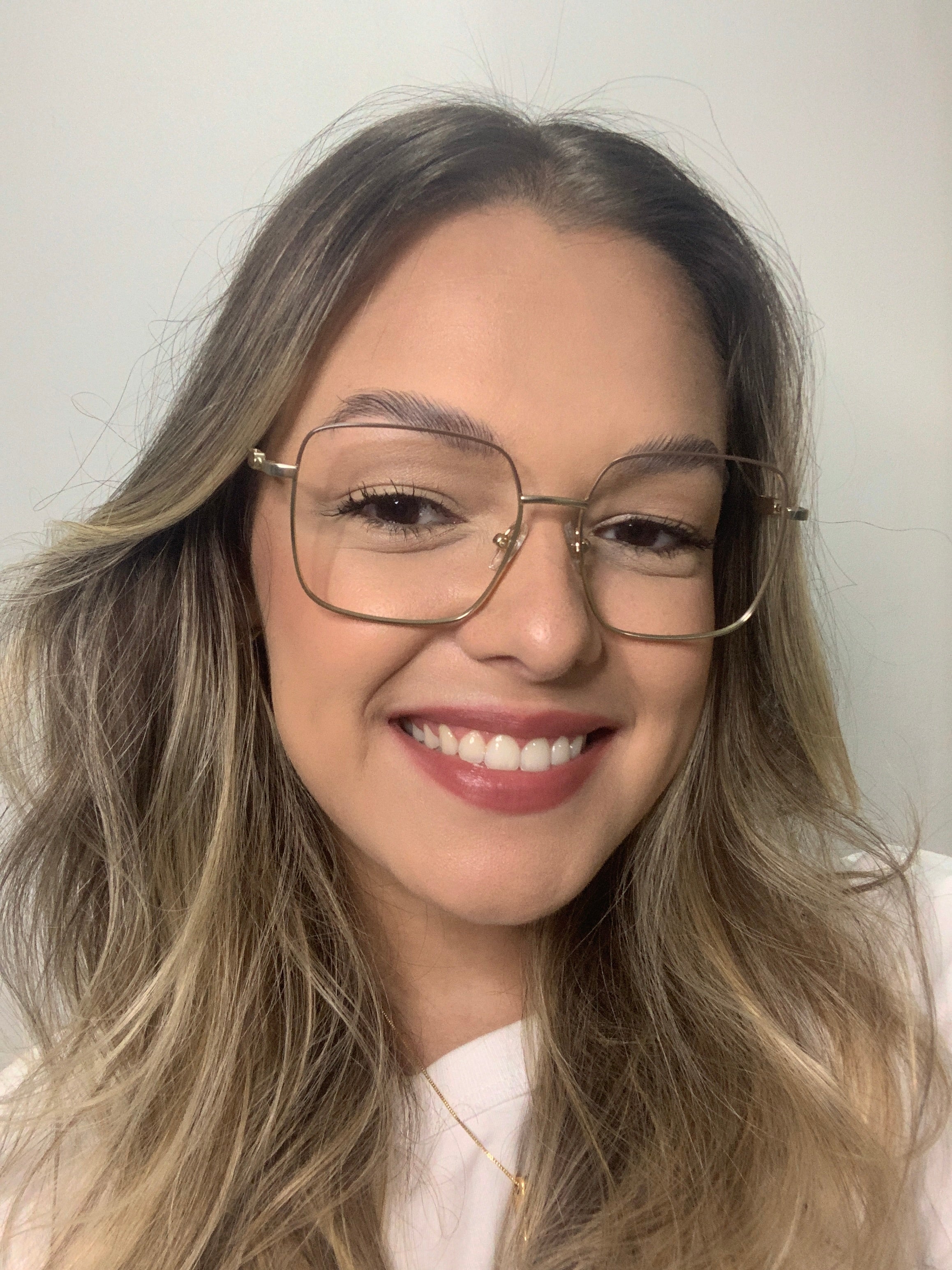 Colcci C6217 Quadrado Dourado Fosco/ Marrom - Grau - TAM 54 mm